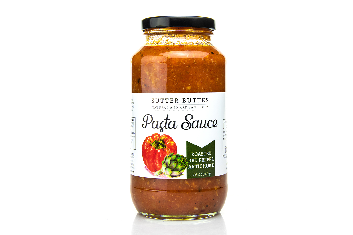 Roasted Red Pepper Artichoke Pasta Sauce