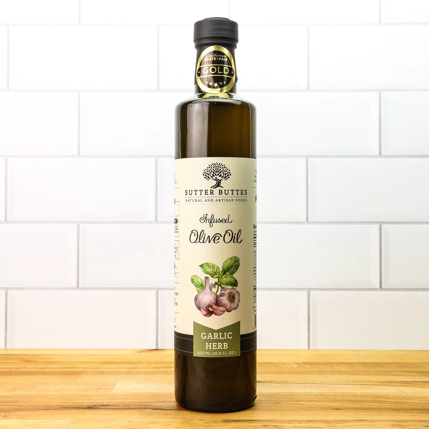Garlic Herb Olive Oil 500ml. (H23)